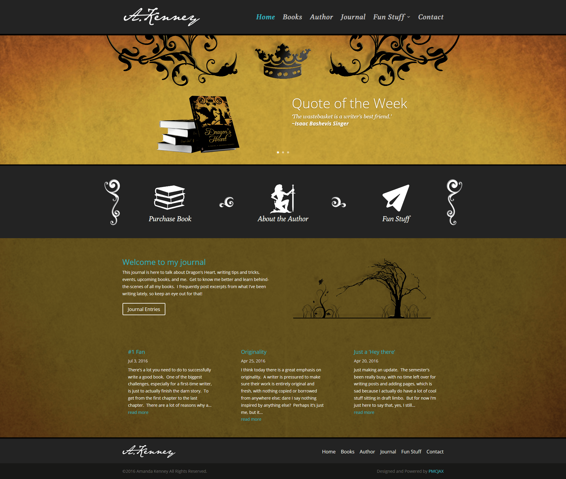 Custom Wordpress Portfolio Website